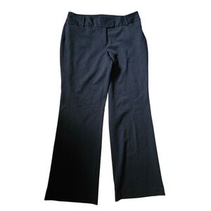 Rafaella Womens Pants Sz 14 Black Curvy Dress Slacks Straight Leg Work Button